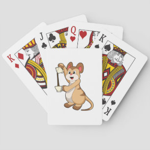 Meerkat mit Kaffeekanne und Kaffee.PNG Spielkarten