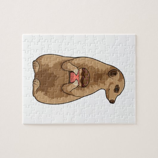 Meerkat mit Muffin Puzzle (Horizontal)