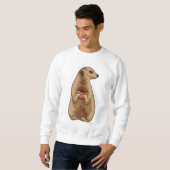 Meerkat mit Muffin Sweatshirt (Vorne ganz)