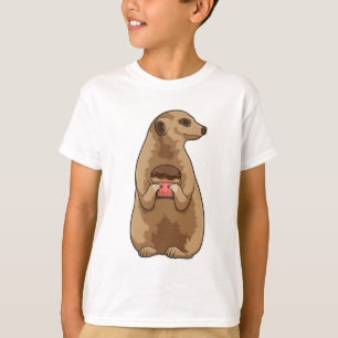 Meerkat mit Muffin T-Shirt