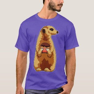 Meerkat mit Muffin T-Shirt