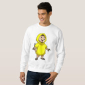 Meerkat mit Raincoat Sweatshirt (Vorne ganz)