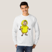 Meerkat mit Raincoat T-Shirt (Vorne ganz)