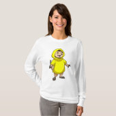 Meerkat mit Raincoat T-Shirt (Vorne ganz)