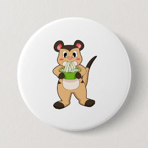 Meerkat mit Ramen Button