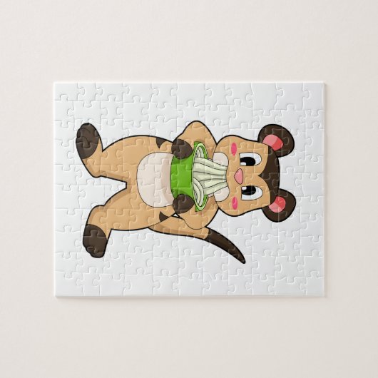 Meerkat mit Ramen Puzzle (Horizontal)