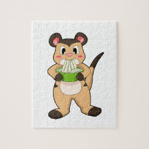 Meerkat mit Ramen Puzzle