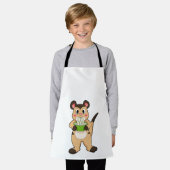 Meerkat mit Ramen Schürze (Getragen)