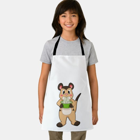 Meerkat mit Ramen Schürze (Insitu)