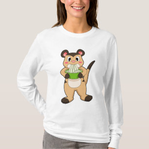 Meerkat mit Ramen T-Shirt
