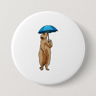 Meerkat mit Schirm Button