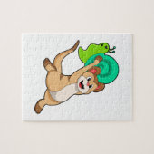 Meerkat mit Snail.PNG Puzzle (Horizontal)