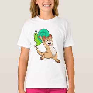 Meerkat mit Snail.PNG T-Shirt