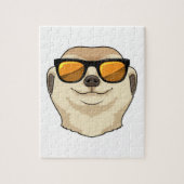 Meerkat mit Sonnenbrille Puzzle (Vertikal)
