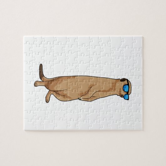 Meerkat mit Sonnenbrille Puzzle (Horizontal)