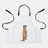 Meerkat mit Sonnenbrille Schürze (Vorderseite)