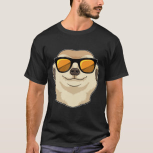Meerkat mit Sonnenbrille T-Shirt