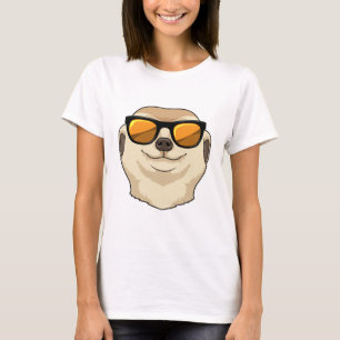 Meerkat mit Sonnenbrille T-Shirt