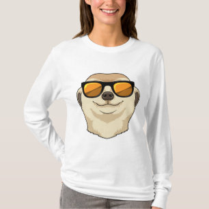 Meerkat mit Sonnenbrille T-Shirt