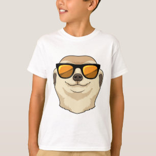 Meerkat mit Sonnenbrille T-Shirt