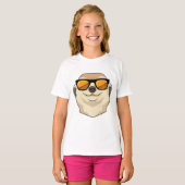 Meerkat mit Sonnenbrille T-Shirt (Vorne ganz)