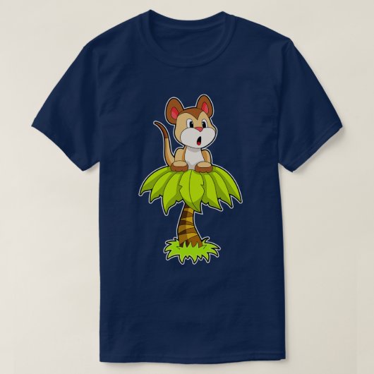 Meerkat mit Tree T-Shirt (Design vorne)