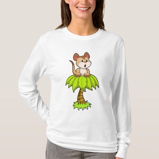 Meerkat mit Tree T-Shirt (Vorderseite)