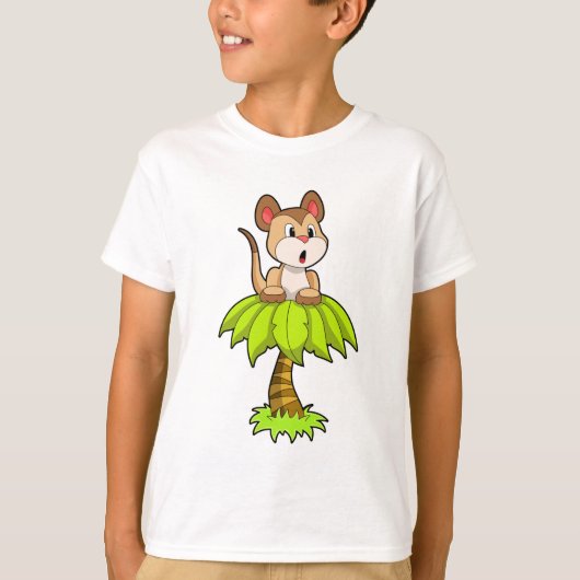 Meerkat mit Tree T-Shirt (Vorderseite)
