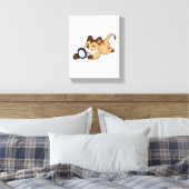 Meerkat mit Zierglas Leinwanddruck (Insitu (Schlafzimmer))