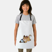 Meerkat mit Zierglas Schürze (Insitu)