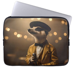"Meerkat Mondlicht: Ein Crooners Ständchen" Laptopschutzhülle