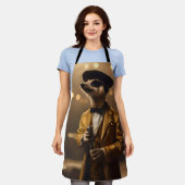 "Meerkat Moonlight: Eine Crooner's Serenade" Schürze (Getragen)