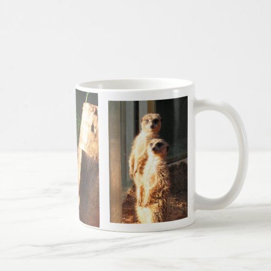 Meerkat Morgen Kaffeetasse (Rechts)