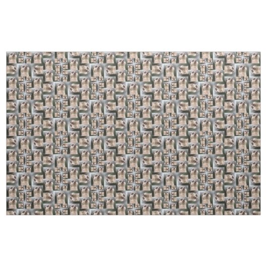 Meerkat Muster Stoff (Fat Quarter (45,7 x 55,9 cm))