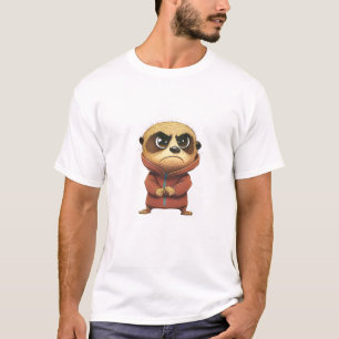 Meerkat Niedlich Adorable Humore Illustration T-Shirt