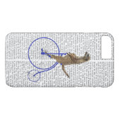 Meerkat On Blue Penny Farthing Case-Mate iPhone Hülle (Rückseite (Horizontal))