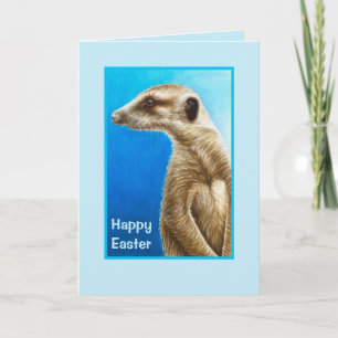 Meerkat Osterkarte Feiertagskarte