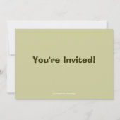 Meerkat-Party Einladung (Rückseite)