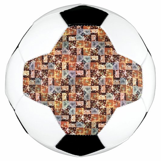 Meerkat Patchwork, Soccerball Fußball (Vorderseite)