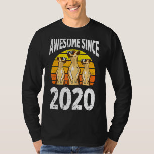 Meerkat Phantastisch Seit 2020 2. Geburtstag 2 Jah T-Shirt