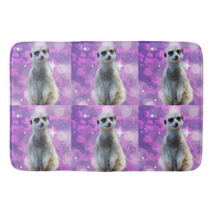 Meerkat Pink Lila Sparkle, Badematte