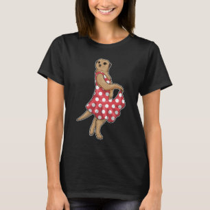 Meerkat-Polka-Dots-Kleid T-Shirt