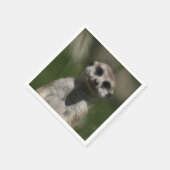 Meerkat-Portrait 004 Serviette (Ecke)
