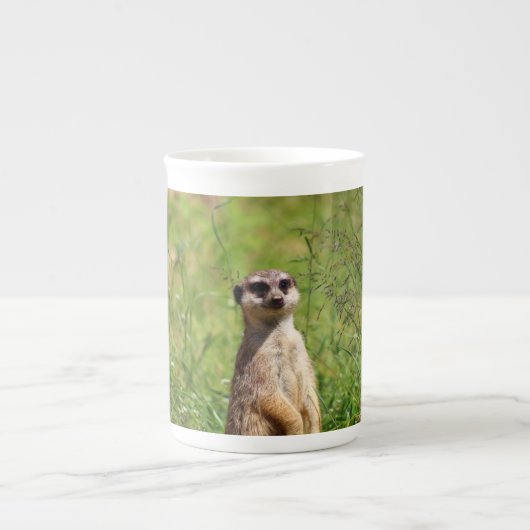 Meerkat Porzellantasse (Vorderseite)