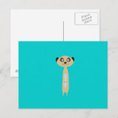 Meerkat Postkarte (Vorne/Hinten)