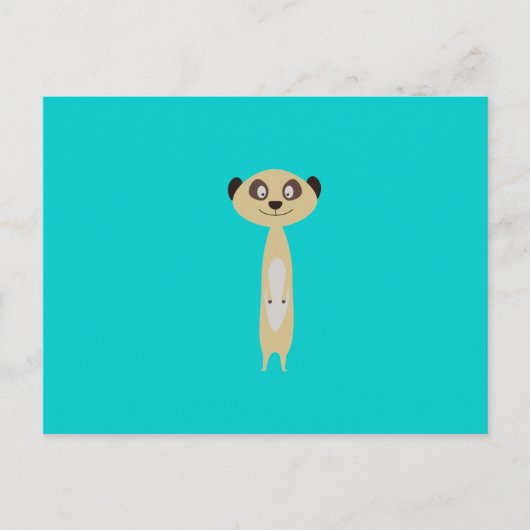 Meerkat Postkarte (Vorderseite)