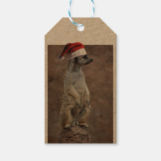 Meerkat Santa Claus Geschenkanhänger
