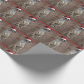 Meerkat Santa Claus Geschenkpapier (Ecke)