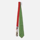 Meerkat Santa Claus Krawatte (Rückseite)