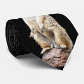 Meerkat Santa Claus Krawatte (Gerollt)